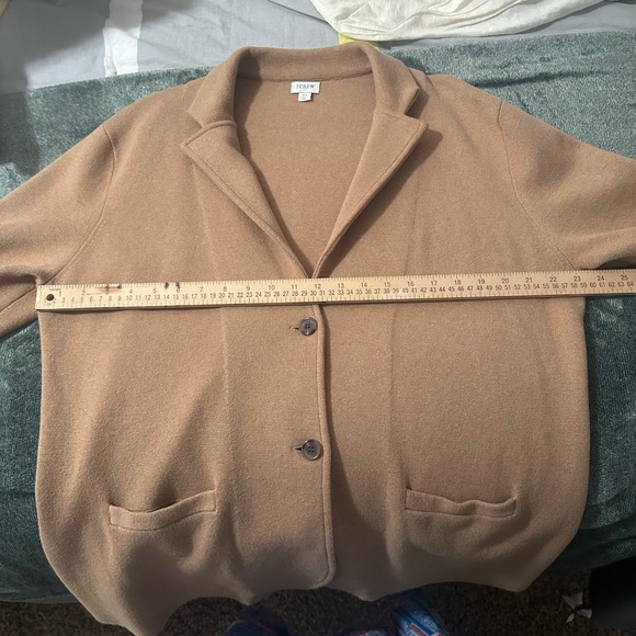 J. Crew Tan Women's Sweater Blazer - Picture 8 of 8